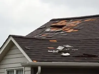 Storm damage repair project